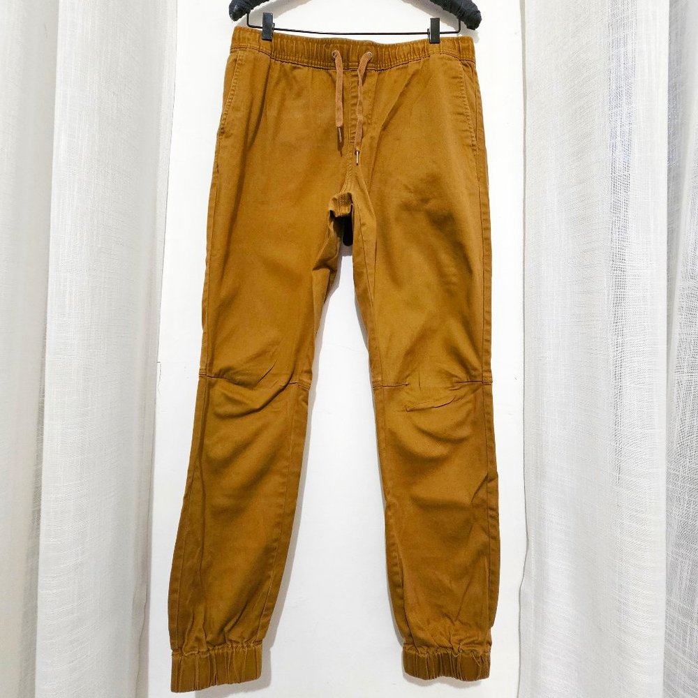 Creager Stretch Elastic Waist Brown Jogger Pants from Empyre. W 32/33 L 29.5